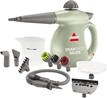 Photo 1 of BISSELL SteamShot Deluxe Hard Surface Steam Cleaner with Natural Sanitization, Multi-Surface Tools Included to Remove Dirt, Grime, Grease, and More, 39N7A