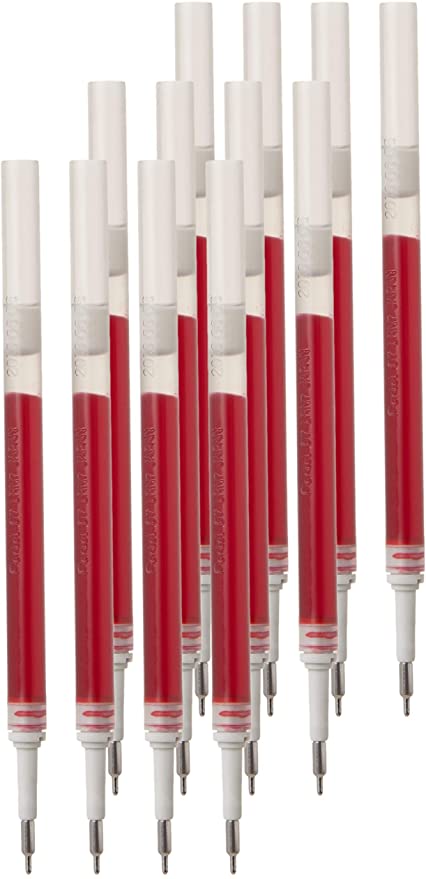 Photo 1 of REFILL INK FOR GEL PEN 0.7MM BULLET TIP, RED INK BOX OF 12. 
