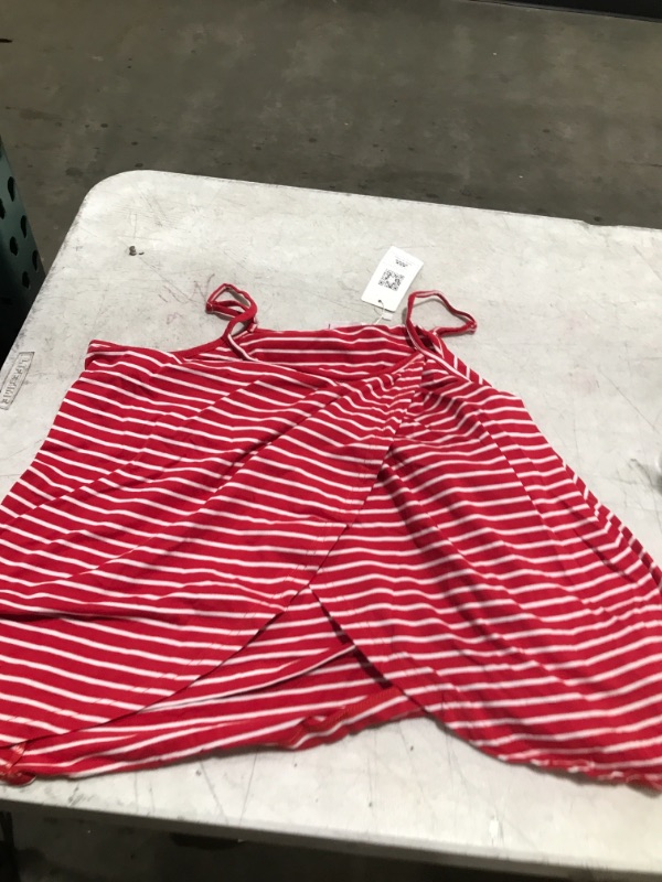 Photo 2 of  3 in 1 Labor Delivery Maternity Nursing Tank Top Double Layer Sleeveless Breastfeeding Pregnancy Soft Cami Shirt XX-Large A-red Stripe