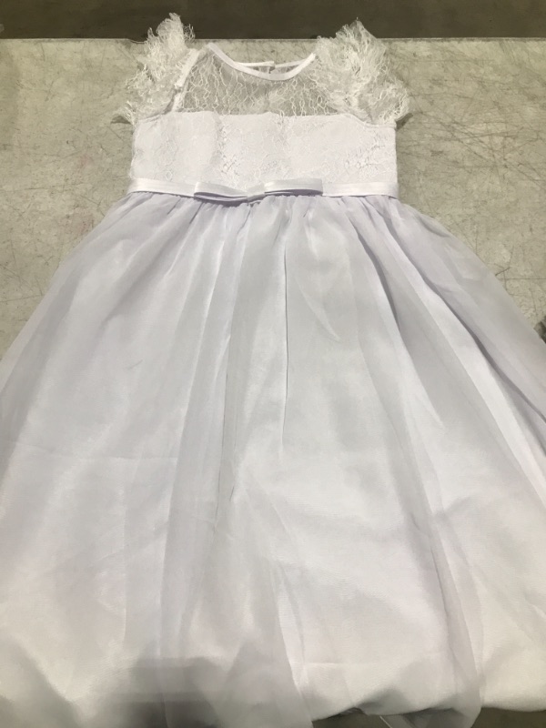 Photo 1 of GIRLS WHITE DRESS SIZE 6-7Y