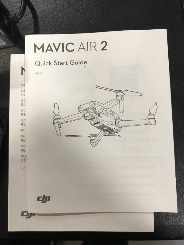 Photo 4 of missing power cord - DJI Mavic Air 2 - Drone Quadcopter UAV with 48MP Camera 4K Video 8K Hyperlapse 1/2" CMOS Sensor 3-Axis Gimbal 34min Flight Time ActiveTrack 3.0 Ocusync 2.0, Gray - UNABLE TO TEST 
