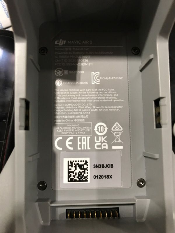 Photo 5 of missing power cord - DJI Mavic Air 2 - Drone Quadcopter UAV with 48MP Camera 4K Video 8K Hyperlapse 1/2" CMOS Sensor 3-Axis Gimbal 34min Flight Time ActiveTrack 3.0 Ocusync 2.0, Gray - UNABLE TO TEST 
