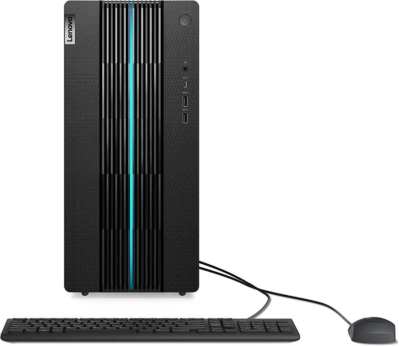 Photo 1 of Lenovo IdeaCentre Gaming 5i - 2022 - Gaming Desktop - NVIDIA GeForce RTX 3050 - Intel i5 12400-8GB RAM - 512GB SSD - Win 11 - Black - Mouse & Keyboard - Free 3-Month Xbox GamePass
