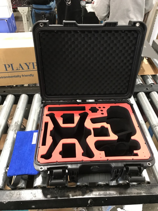 Photo 2 of Hard Carrying Case for DJI FPV Drone, GAGITERVR Waterproof Suitcase for FPV Combo Fly More and Accessories Safe and Portable