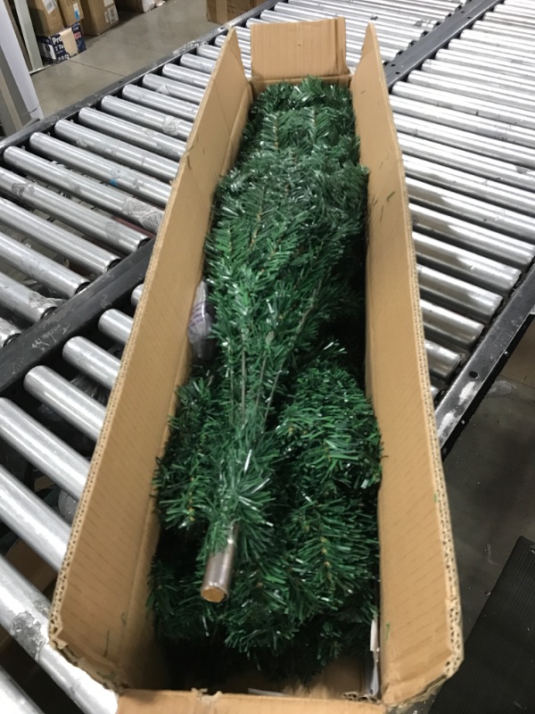 Photo 2 of 6 Ft Premium Christmas Tree with 1200 Tips for Fullness - Artificial Canadian Fir Full Bodied Christmas Tree with Metal Stand, Lightweight and Easy to Assemble