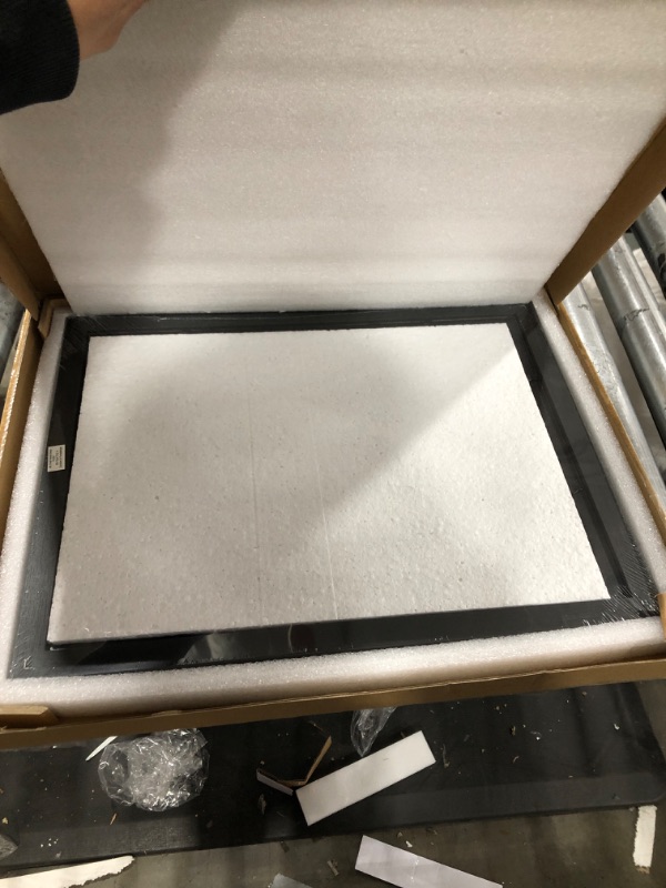 Photo 1 of The Display Guys – Square Profile Picture Frame – Square Picture Frame - 12" x 16" Wooden Picture Frame and Tempered Glass 12x16 matted to 8x12