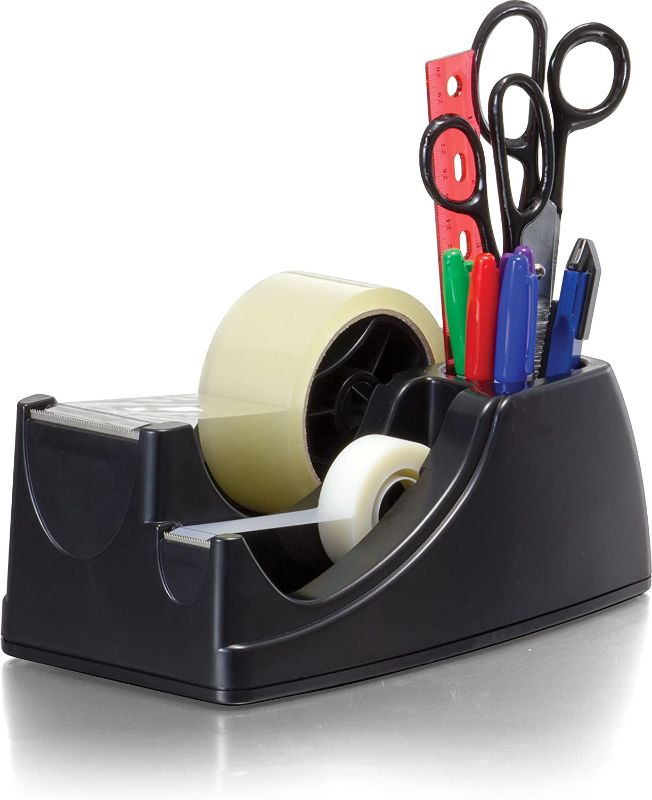 Photo 1 of 2-in-1 Tape Dispenser, Recycled,Black