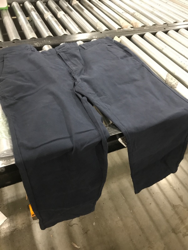 Photo 2 of Amazon Essentials Men's Slim-Fit Casual Stretch Khaki Pant 42W x 29L Navy