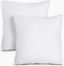 Photo 1 of  Bedding Throw Pillows Insert (Pack of 2, White) - 22 x 22 Inches Bed and Couch Pillows - Indoor Decorative Pillows
