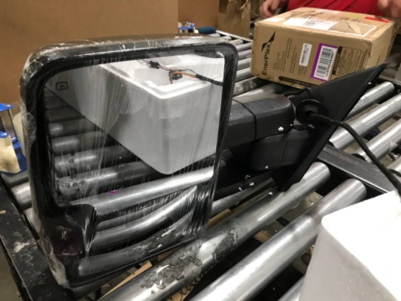 Photo 5 of MOSTPLUS Power Heated Towing Mirrors Compatible for Chevy Silverado GMC Serria 2014-2018 w/Sequential Turn light, Parking Lamp, Running Light (Set of 2) Not for diesel truck (Chrome)
