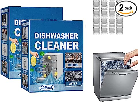 Photo 1 of 2 Boxes 2023 NEW Dishwasher Tablets?Dishwasher Cleaning Tablets for Kitchen Tableware Care, Highly Efficient Dishwasher Cleaner Removes Limescale Build Up 