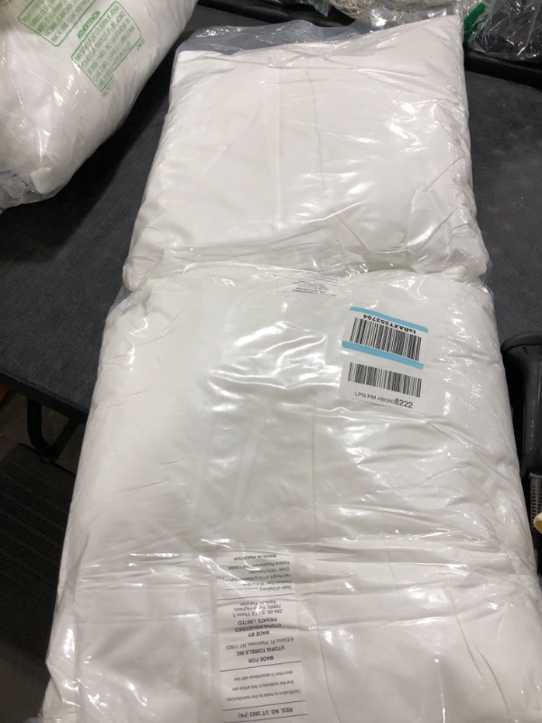 Photo 1 of 2 pack white pillows 