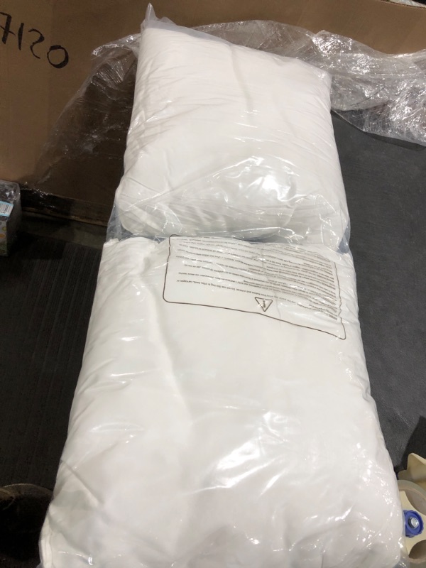 Photo 1 of 2 pack white pillows 