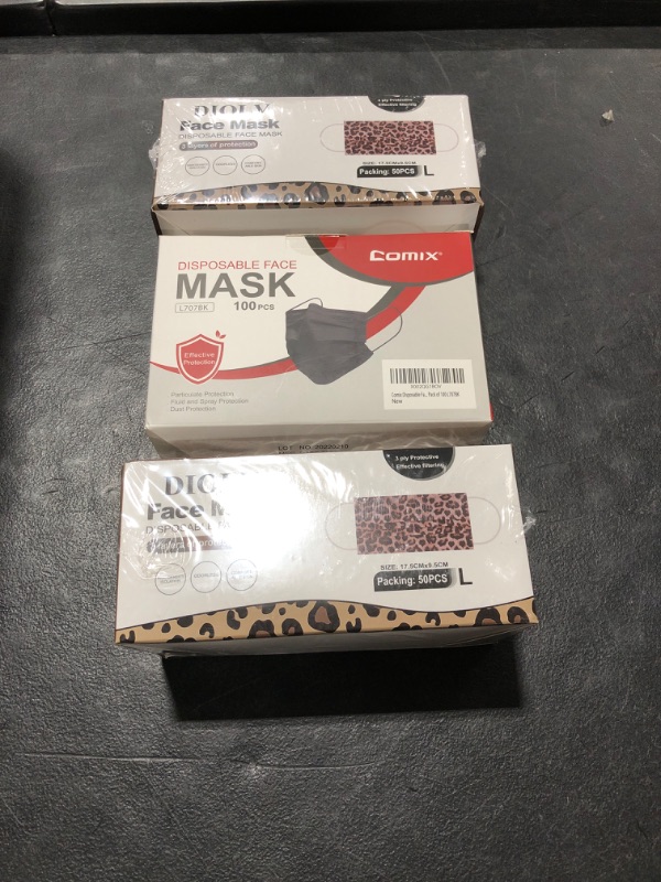 Photo 1 of 3 PACK OF DISPOSABLE MASK 