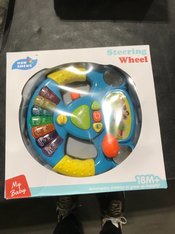 Photo 2 of HOMETTER Baby Musical Toys Steering Wheel