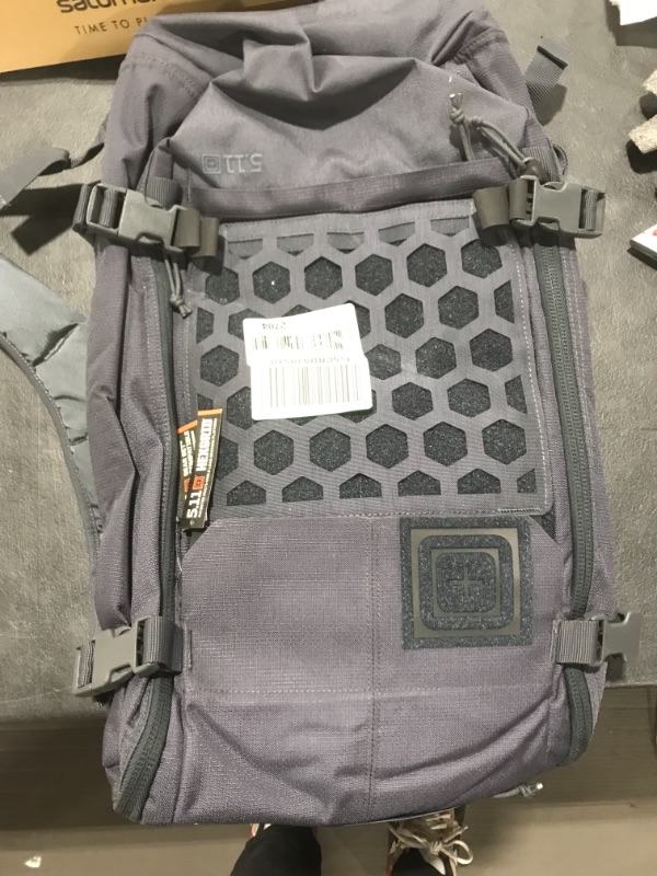 Photo 2 of 5.11 Tactical AMP24 Essential Backpack, Includes Hexgrid 9x9 Gear Set, 32 Liters, 1050D Nylon, Style 56393 Tungsten