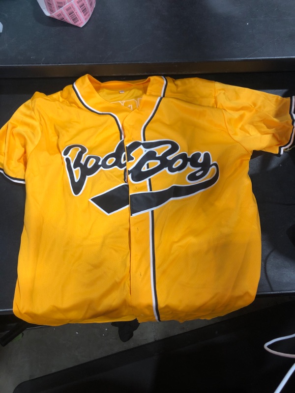 Photo 2 of 90s Clothes for Women and Men,Badboy Baseball Jersey Shirt for Theme Party,Hiphop Clothing for Party
SIZE XL