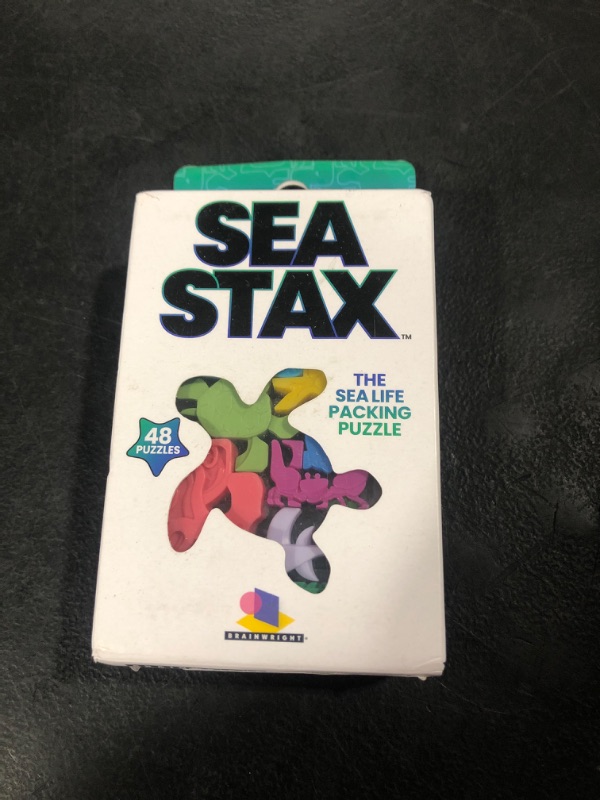 Photo 2 of Brainwright - Sea STAX - The Deep Sea Creature Shaped Pattern Puzzle Packing Game, Multi-Colored Brain Teaser Toy, Kids and Adults
