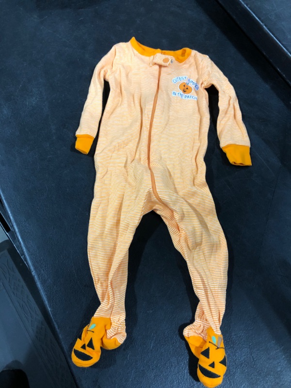 Photo 1 of BABYS PAJAMAS CUTIEST PUMKIN IN THE PATCH SIZE 3-6 MONTHS 