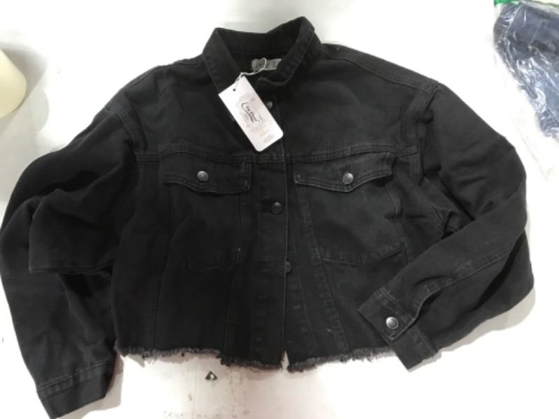 Photo 1 of Black Half Jacket Size 8-10