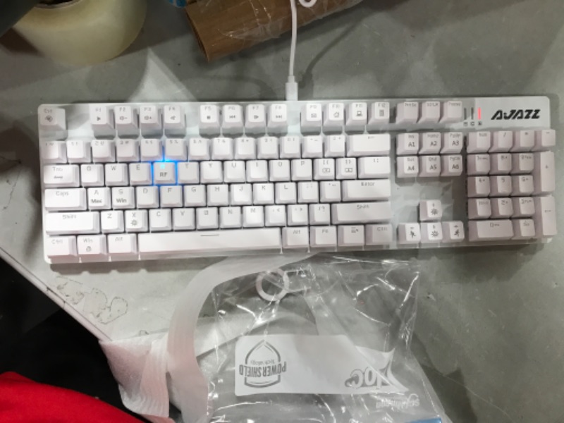 Photo 2 of Ajazz AK33 Gaming Keyboard 82 Keys Anti-Collision Waterproof Mechanical Keyboard Desktop Laptop Keyboard Wired USB Cable Detachable
