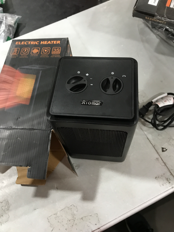 Photo 2 of Space Heater, 1500W Portable Heater, 60°Oscillating Electric Heater, Heater for Home