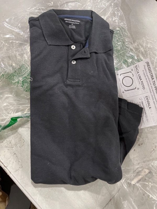 Photo 1 of AMAZON ESSENTIALS DARK GREY POLO MEDIUM