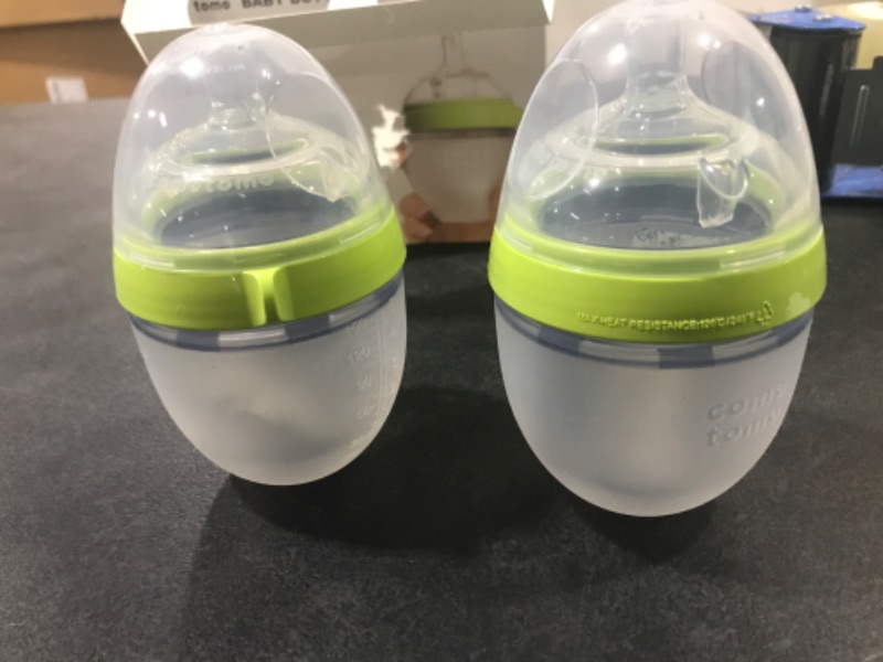 Photo 2 of Comotomo Natural Feel Baby Bottle - 5 oz (2 Pack)