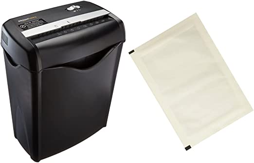 Photo 1 of Amazon Basics 6-Sheet Cross-Cut Paper Shredder