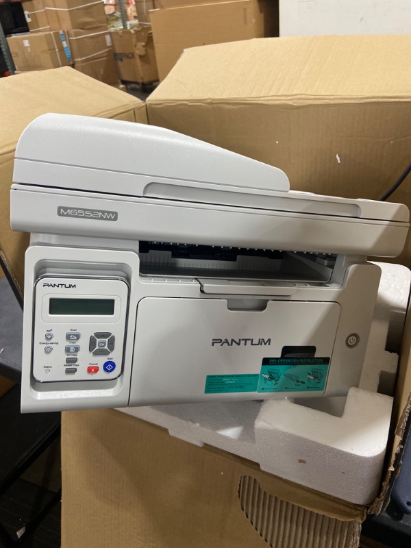 Photo 3 of Pantum M6552NW Monochrome Laser Multifunction Printer with Wireless Networking Mobile Printing Large Paper Capacity