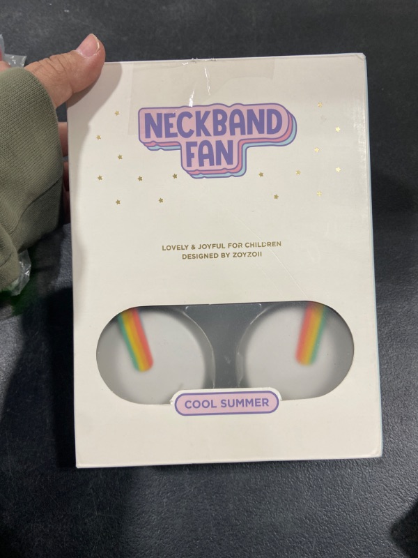 Photo 2 of Zoyzoi F8 Series Portable Neck Fan?Rainbow?
