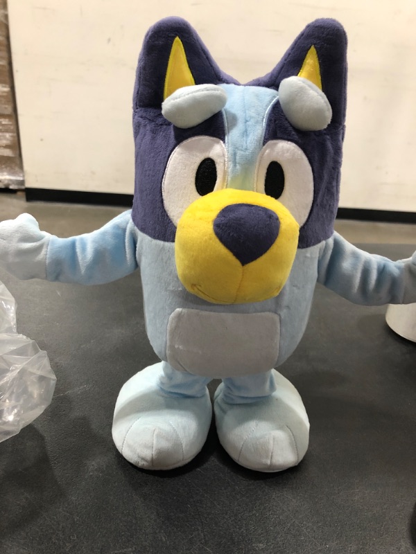 Photo 2 of Bluey Dance and Play 14" Animated Plush | Over 55 Phrases and Songs, Multicolor