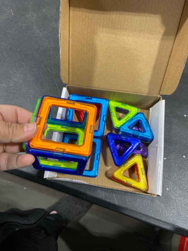 Photo 1 of Chuntian Magnetic Building Blocks,Magnetic Tiles Building Blocks Toddlers Toys Magnets for Kids, Girls and Boys Birthday Gift 30pcs-18