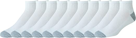 Photo 1 of Amazon Essentials Men's Cotton Half Cushioned Ankle Socks, 10 Pairs
SIZE 6-12