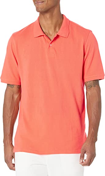 Photo 1 of Amazon Essentials Men's Regular-Fit Cotton Pique Polo Shirt