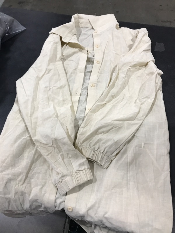 Photo 1 of Beige Button Up Size Unknown