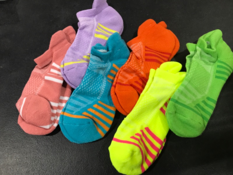 Photo 1 of 6 Pack Colorful Socks Unknown Size