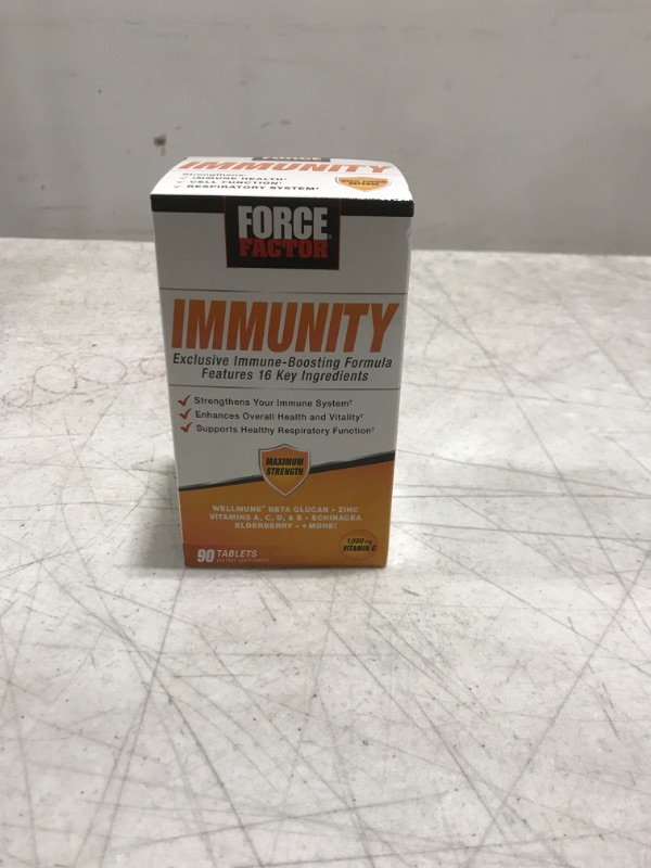 Photo 2 of Force Factor Immunity, Immune Support Booster with Elderberry and 1000mg of Vitamin C, Plus Vitamin D, Zinc, Probiotics, Quercetin, Antioxidants, and Echinacea for Immune Health Defense Exp 03/2024