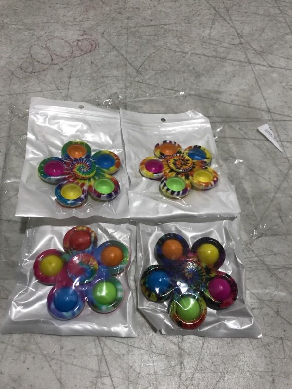 Photo 2 of 4 pack Fidgets Spinners Bulk Pop Sensory Learning Toys