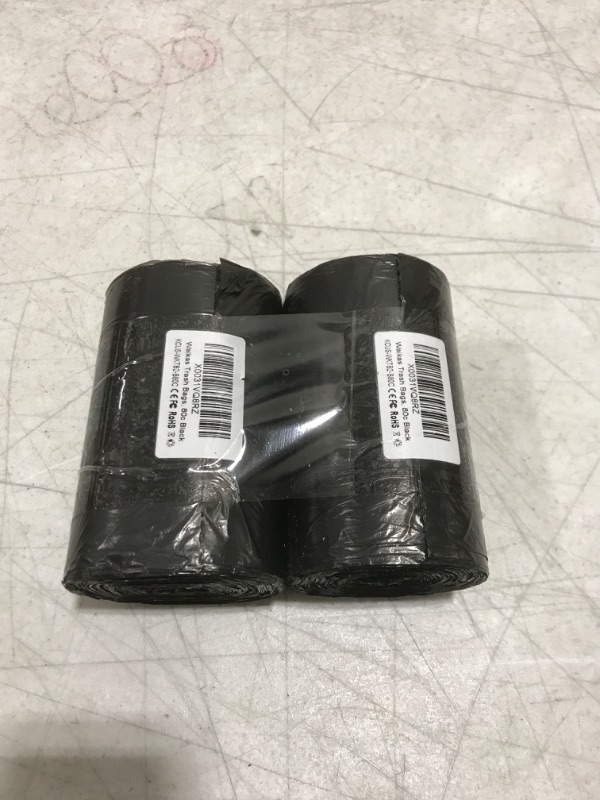 Photo 2 of 2 packs Small Trash Bags 80 Counts, Black 4 Gallon 