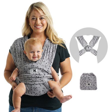 Photo 1 of Baby K’tan Print Baby Wrap Carrier Infant and Child Sling - Pre-Wrapped Holder for Babywearing - No Tying or Rings - Carry Newborn up to 35 Lbs Sw
