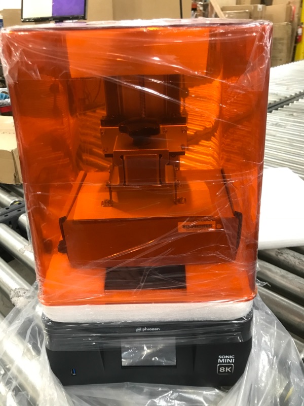 Photo 1 of phrozen Sonic Mini 8K LCD Resin 3D Printer, Highest Resolution of 22 µm and 1152 ppi, 7.1” Mono LCD Screen, Prints Beyond Handcrafted Models, L16.5 x W7.2 x H18 cm Printing Volume
