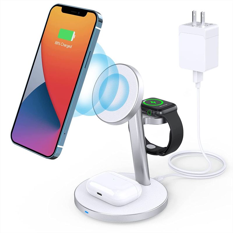 Photo 1 of 3-in-1 Magnetic Wireless Charger Stand