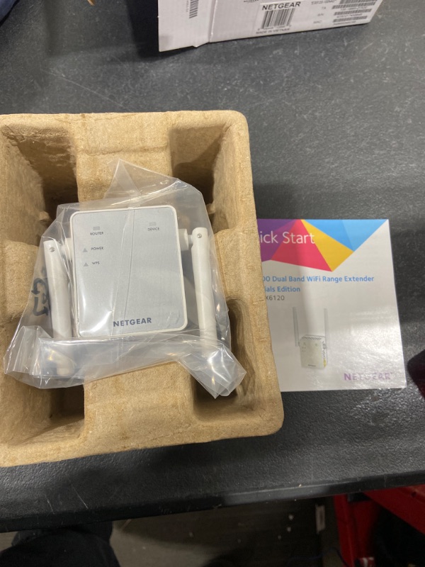 Photo 2 of NETGEAR Wi-Fi Range Extender EX6120 - Coverage Up to 1500 Sq Ft and 25 Devices with AC1200 Dual Band Wireless Signal Booster & Repeater (Up to 1200Mbps Speed), and Compact Wall Plug Design WiFi Extender AC1200