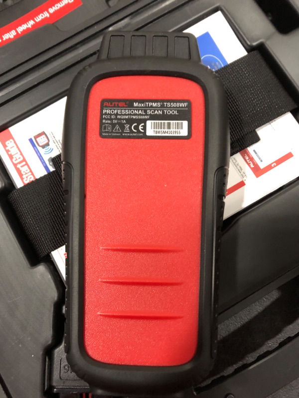 Photo 5 of Autel MaxiTPMS TS508WF WiFi with OBD2 Code Reader Connection Relearn Tool TPMS Programming TPMS Reset Sensor Activation Keyfob Test Via OBD Tire Type/Pressure Selection Advanced TS508 Relearning