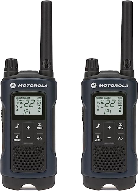 Photo 1 of MOTOROLA SOLUTIONS Talkabout T460 Rechargeable Two-Way Radio Pair (Dark Blue)
