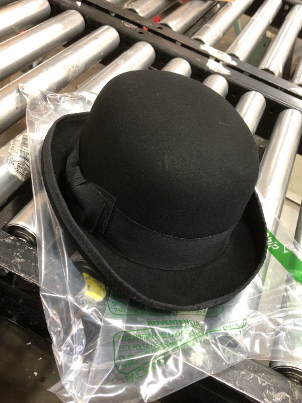 Photo 1 of Belfry Bowler Derby 100% Pure Wool Theater Quality Hat in Black