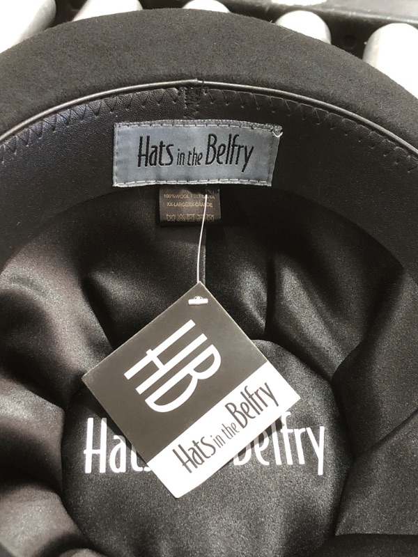 Photo 3 of Belfry Bowler Derby 100% Pure Wool Theater Quality Hat in Black