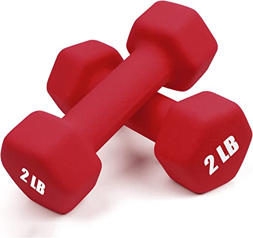 Photo 1 of 
Roll over image to zoom in
Portzon 10 Colors Options Compatible with Set of 2 Neoprene Dumbbell,1-15 LB, Anti-Slip, Anti-roll, Hex Shape