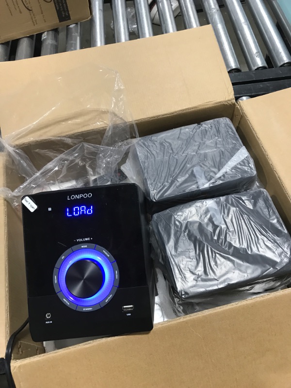 Photo 1 of Bluetooth Home Stereo Shelf System - Compact Micro Stereo System with CD Player, FM Radio, Aux-in, USB Playback, 2-Way Music Crisp-Sound, DSP-Tech, Remote Control
